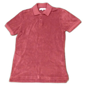 Orlebar Brown Terry Polo Red Shirt Men's Size Large
